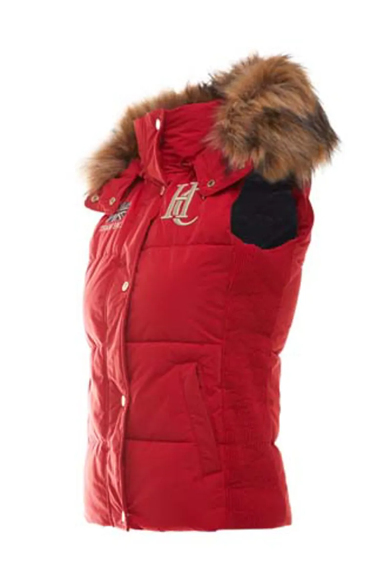 Holland Cooper Team Gilet Ladies in Heritage Red-2